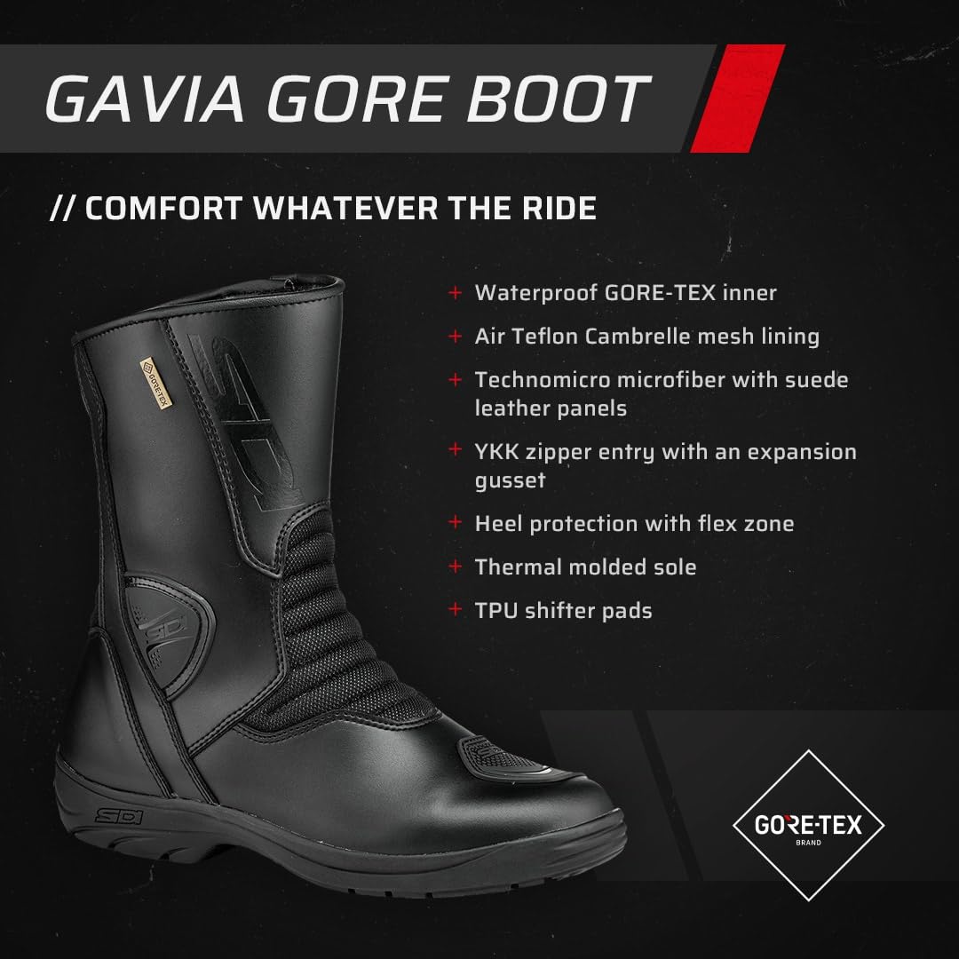 Sidi Gavia Gore Touring Motorcycle Boots - Image 5