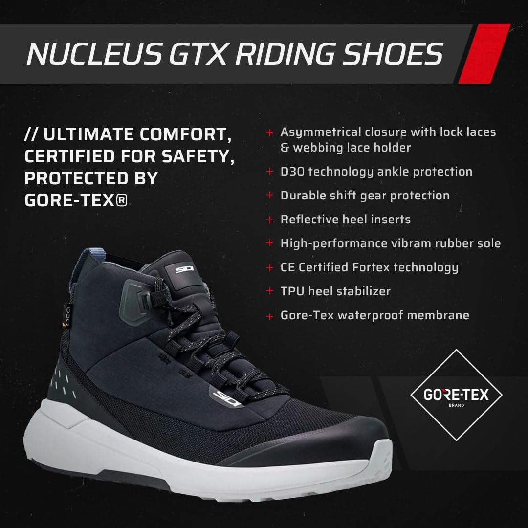 Sidi Nucleus GTX Motorcycle Riding Shoes - Image 7