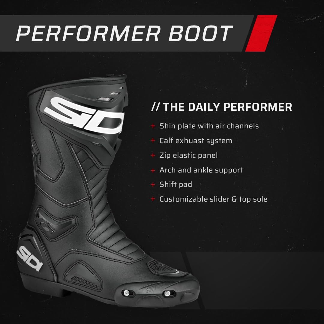 Sidi Performer Street Motorcycle Boots - Image 7