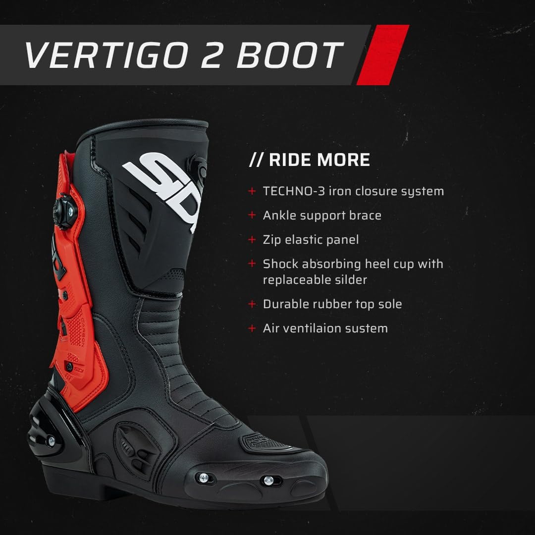 Sidi Vertigo 2 Street Motorcycle Boots - Image 9